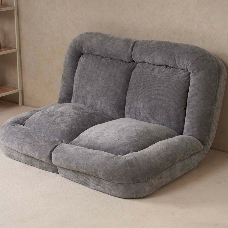 Canapé-lit convertible double escamotable, Gris