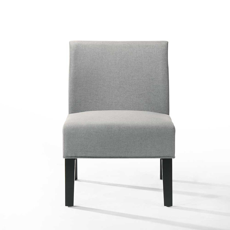 Fauteuil d'appoint rembourré Aerius, Gris