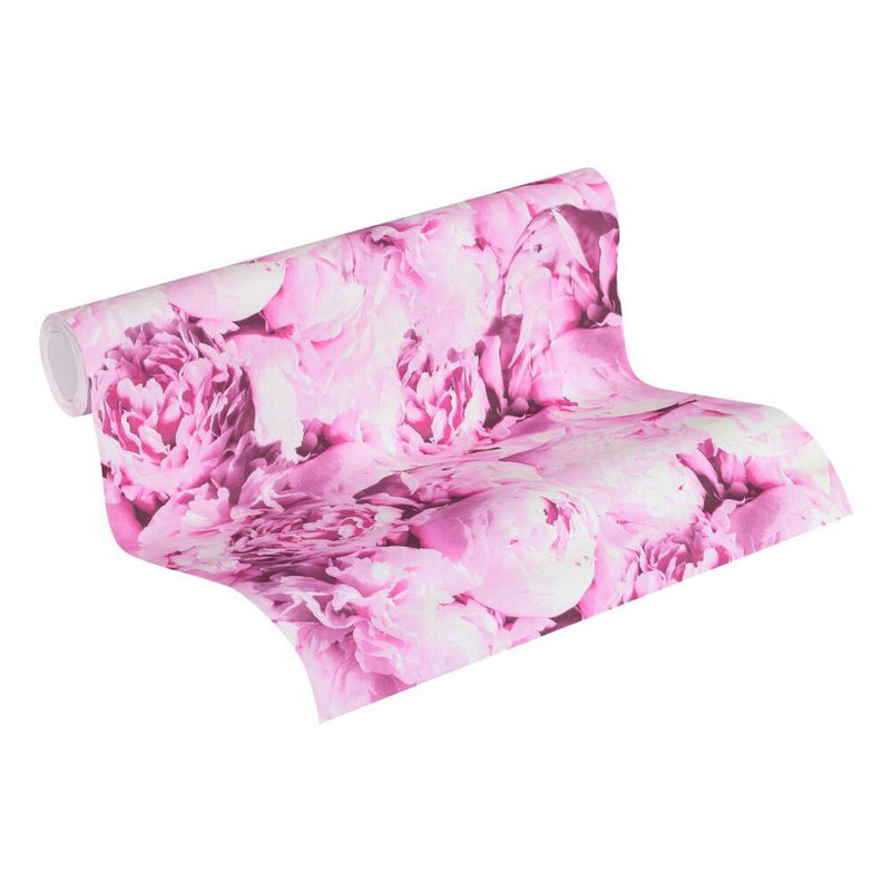 Rouleau de papier peint texturé L 33 pi x l 21 po, Beige / crème / argent