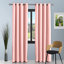 Luxury Faux Silk Lined Eyelet Curtains Pair - Elegant Window Drapes with Solid Colour Finish for Living Room Bedroom Dining Room Home Décor-126391892-126391895