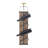 Dimond 4 - Bottle Solid Wood Wine Bottle Rack in Black and Brown
