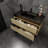 Golitz 42'' Single Bathroom Vanity with Stainless Steel Top-309173287