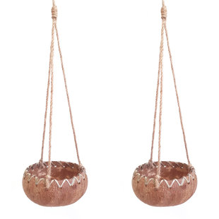 Wood Hanging Planter