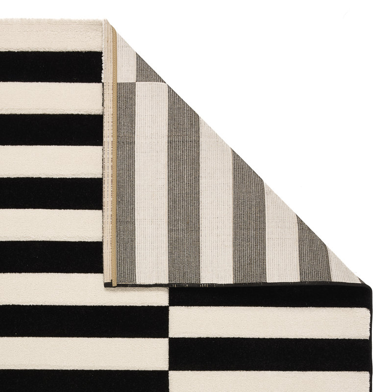 Geometric Machine Made 100% Polypropylene Area Rug, Rectangle 120 x 170 cm