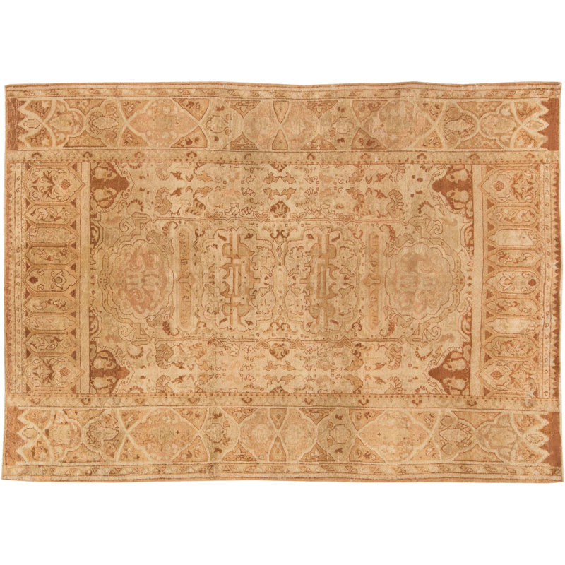 Antique One-of-a-Kind Rectangle 6'7" X 9'3" Area Rug