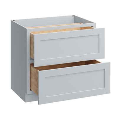Armoire de cuisine au sol avec 2 tiroirs