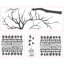 Décalcomanie murale Arbre en fleurs et oiseaux-632209322-632209320