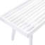 Banc à lattes en bois massif Larwich