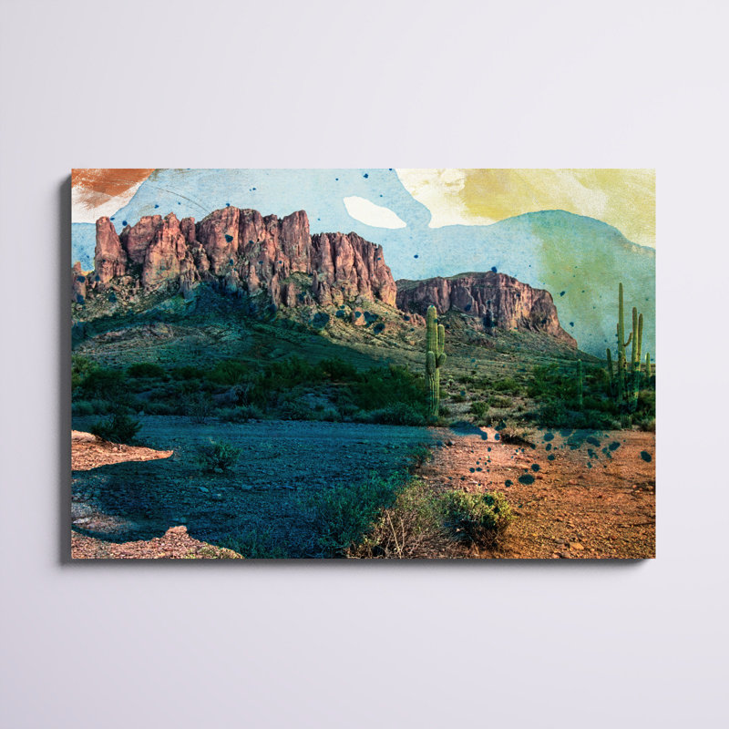 «Arizona Abstract», impression sur toile, H 32 po x l 48 po