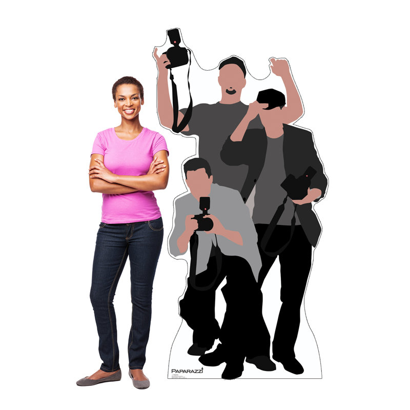 Life-Size Paparazzi Cardboard Cutout Standup
