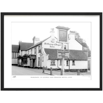 Wargrave, St George And Dragon Hotel C1955 by Francis Frith - Single Picture Frame Print