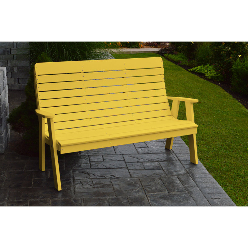 Banc de jardin 5 'Winston, Jaune