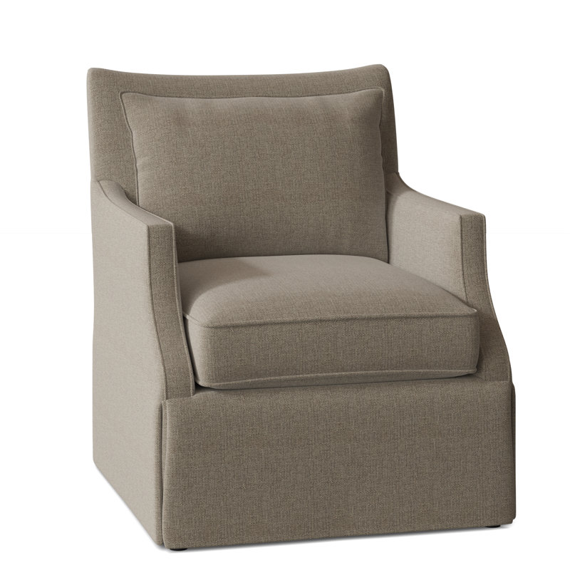 Holly 29" Wide Swivel Armchair, Linen (3152 72), Swivel Glider