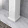 ZEAFIVE Pedestal Bathroom Sinks 20'' Ceramic Rectangular Bathroom Sink with Overflow
