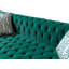 Canapé modulaire en velours vert Lorena-92113160