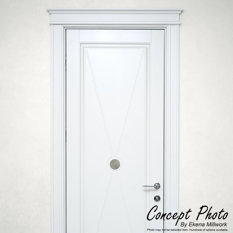 White PVC Colonial Casing Moulding 2-1/4" x 96"