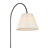 72.5" H Iron Arched Floor Lamp with Linen Shade-1674801590
