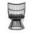 Charming Wicker Chair And Side Table Set For Relaxing Outdoors
