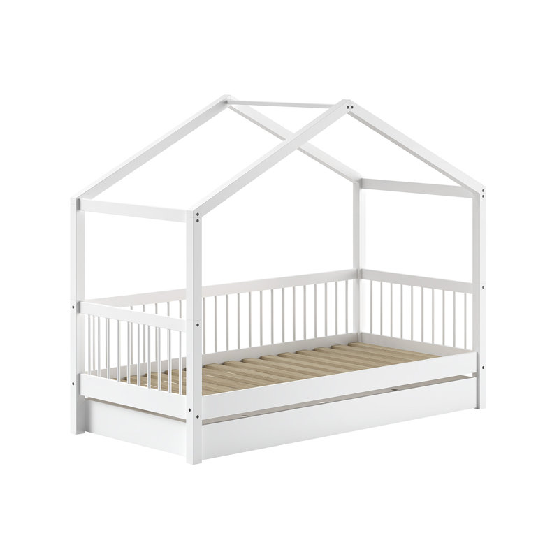 FORREST Buche European Single (90 X 200Cm) Solid Wood Bed with Trundle by Vipack