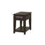 Table de chevet traditionnelle en acajou avec rangement