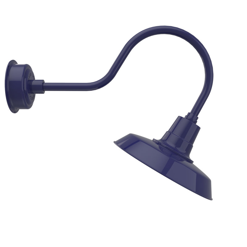 Haleigh LED Wall Light, 15" H x 14" W x 25" D, Cobalt Blue