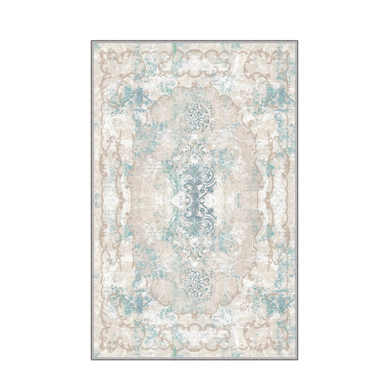 Antibacterial Hall Carpet, 39.4 x 59.1 inches | 100% Polyester, 0.4 in Pile Height, Non-Slip PVC Felt Dot Underside | Machine Washable, 3D Digital Printing, Durable & Stylish for Modern Home Décor