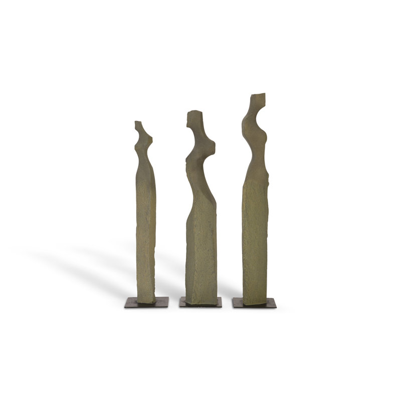 3 Piece Cast Women Sculpture Set