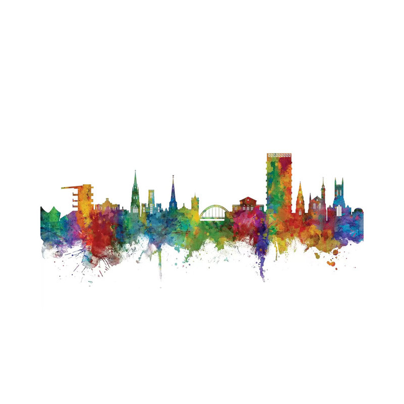 Cheltenham, England Skyline by Michael Tompsett - Wrapped Canvas Gallery-Wrapped Canvas Giclée