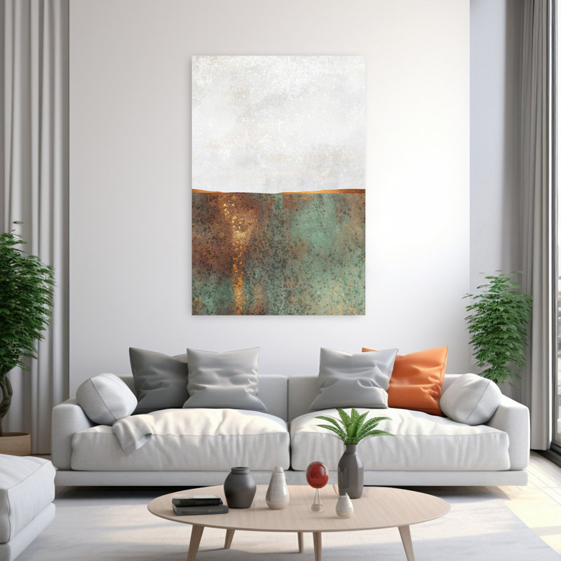 Art contemporain contemporain abstrait, H 60 po x l 40 po