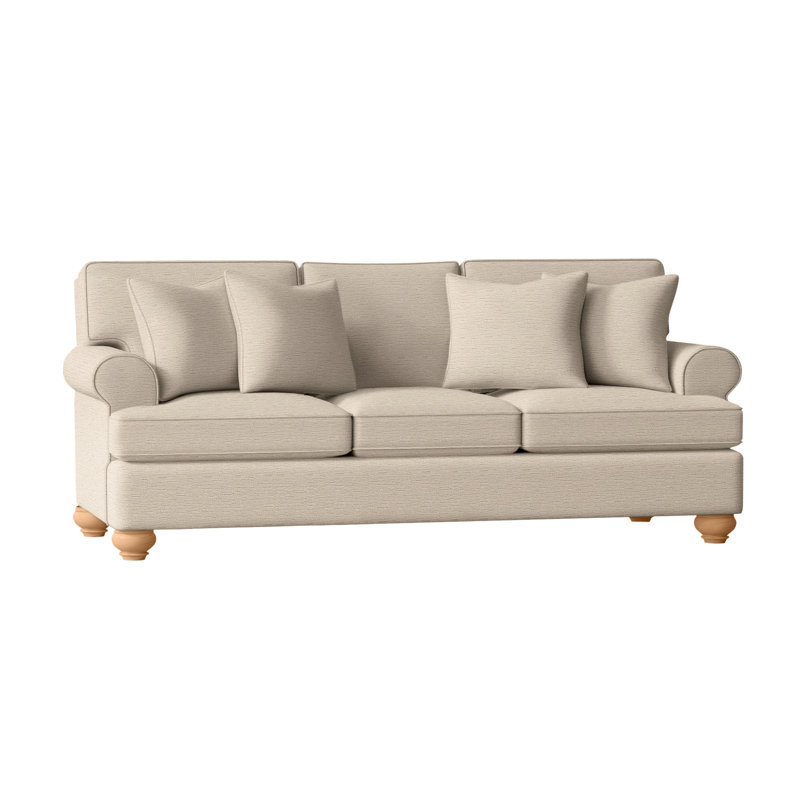 Artisan Landing Sofa, Sandalwood, Green and Blue Stripe; 0252-54