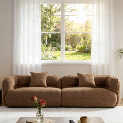 Comfortable Durable 110.24" Sofa For Living Room Family Gatherings & Leisure Reading Hours