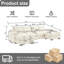 Canapé modulaire à assise profonde avec repose-pieds, canapé-lit en velours côtelé-2028804277