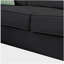 Ensemble de canapé 112 * 87 pouces, ensemble de canapé modulaire 7 places avec repose-pieds, ensemble de canapé d'angle en tissu en forme de L avec 3 coussins, noir-1417899983