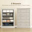 Commode large avec tiroirs, commode