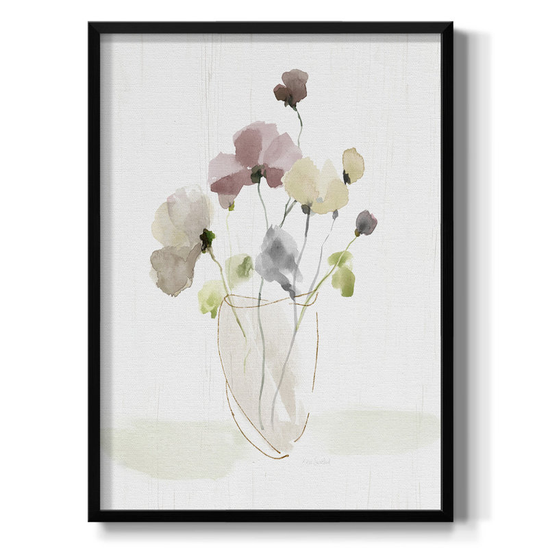 «Zen Shapes I», reproduction encadrée, Pas de tapis, Toile encadrée noire