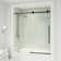 Elan E-Class 56-60" W x 66" H Sliding Frameless Tub Door with 3/8" Clear Glass
