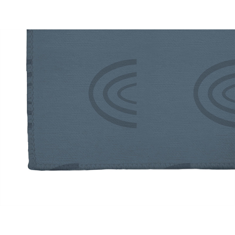Paillasson Plain Bows Match, Bleu, L 60 po x L 36 po