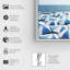 Blue Umbrella Beach - photographie sur toile-61112714-61112708