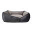 Geometric Pet Bolster Cushion in Dark Grey-720131095