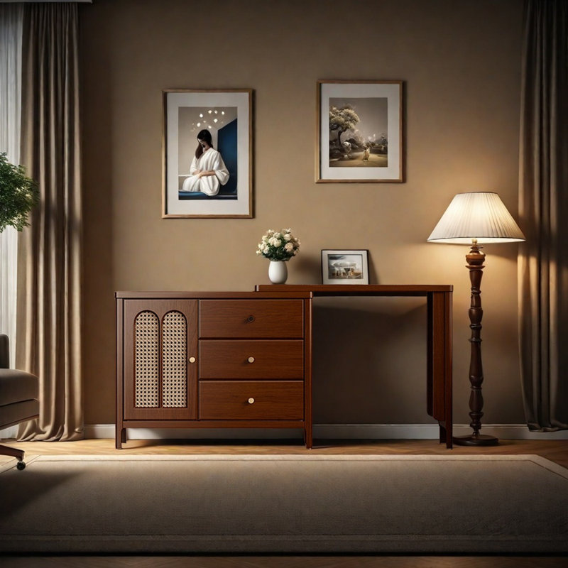 Multifunctional Solid Wood Dresser