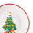 8" Christmas Doodles Plates, Set of 4