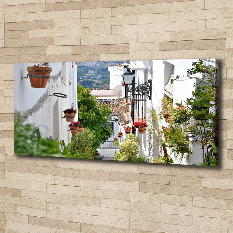 A Charming Street - No Frame Print on Canvas