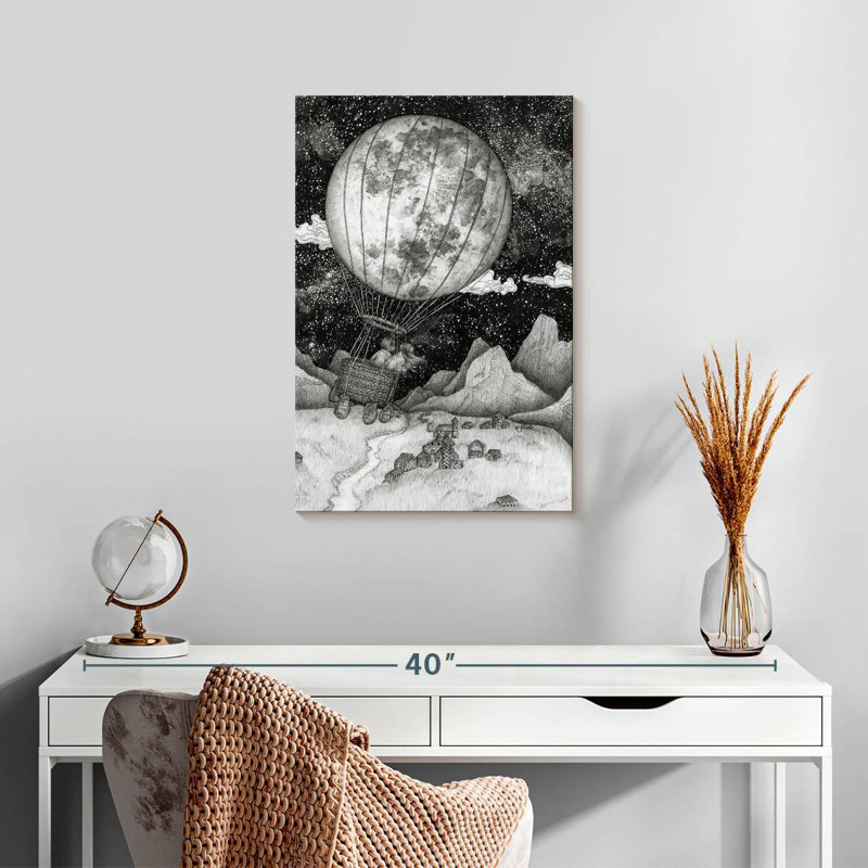 Mehar Moon Balloon, 24" H x 16" W