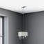 Luminaire suspendu tambour 3 lumières Devon-16473987