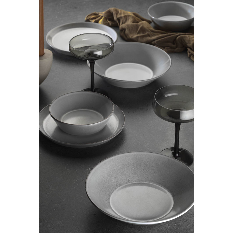 Eian Piece Dinnerware Set - Service for 6, White