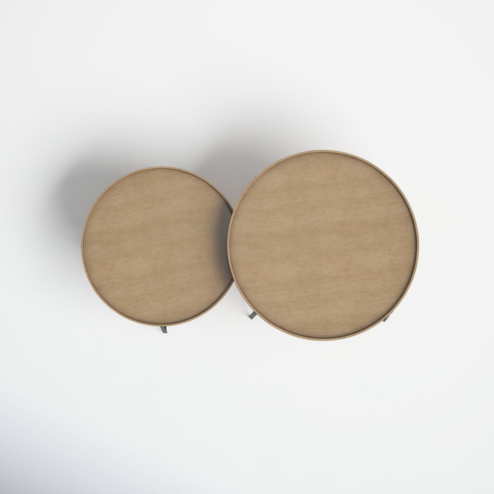 Minori Solid Wood Nesting Coffee Table
