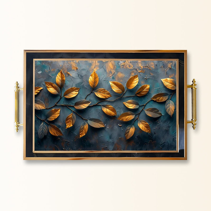 Élégant plateau en verre de 19,7 po x 11,4 po x 1,4 po | Fabrication 100% verre durable | Facile à nettoyer avec un chiffon humide | Idéal pour le service, la présentation décorative et l'organisation | Ajout élégant à la décoration intérieure