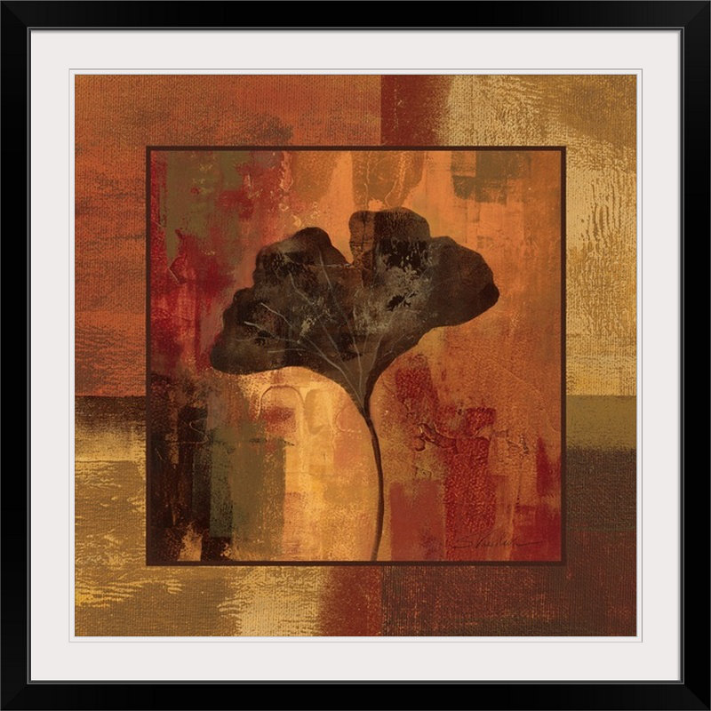 «April Leaf II» par Silvia Vassileva - reproduction, H 16 po x l 16 po x P 1,5 po, Toile