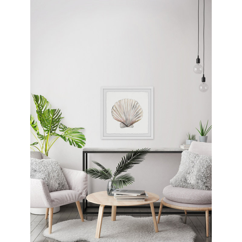 Aditi Classic Shell, reproduction encadrée, H 18 po x l 18 po x P 1,5 po
