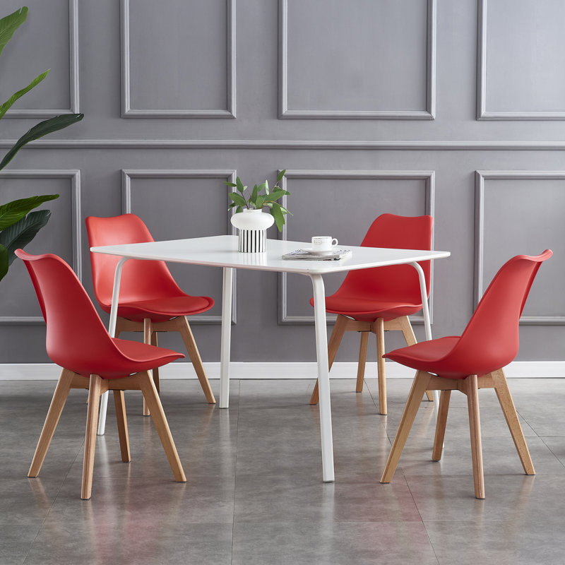 Knutsford Kitchen Dining Chair, Red, 1